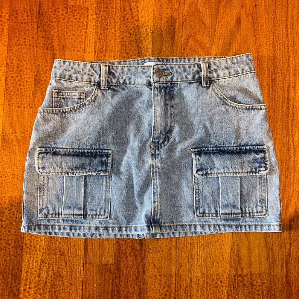 Forever 21 Blue Denim Mini Skirt